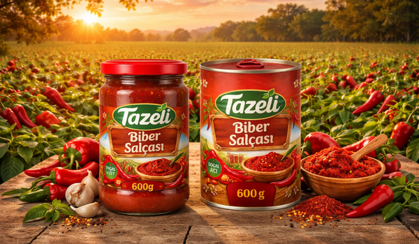Biber Salçası 600 gr – Teneke Kutu